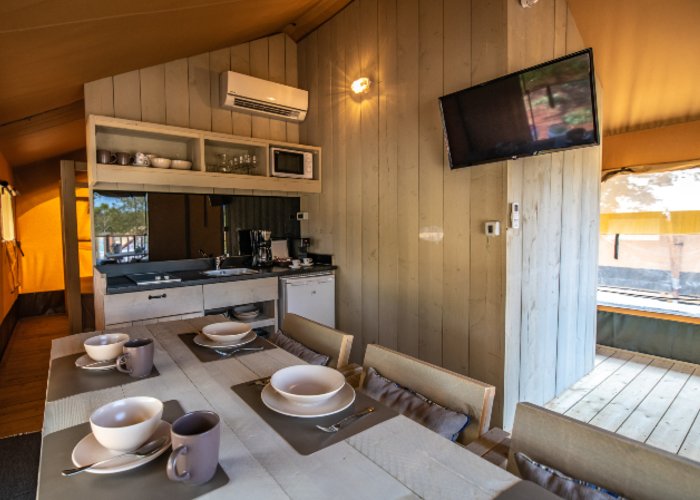 Glamping safari adventure